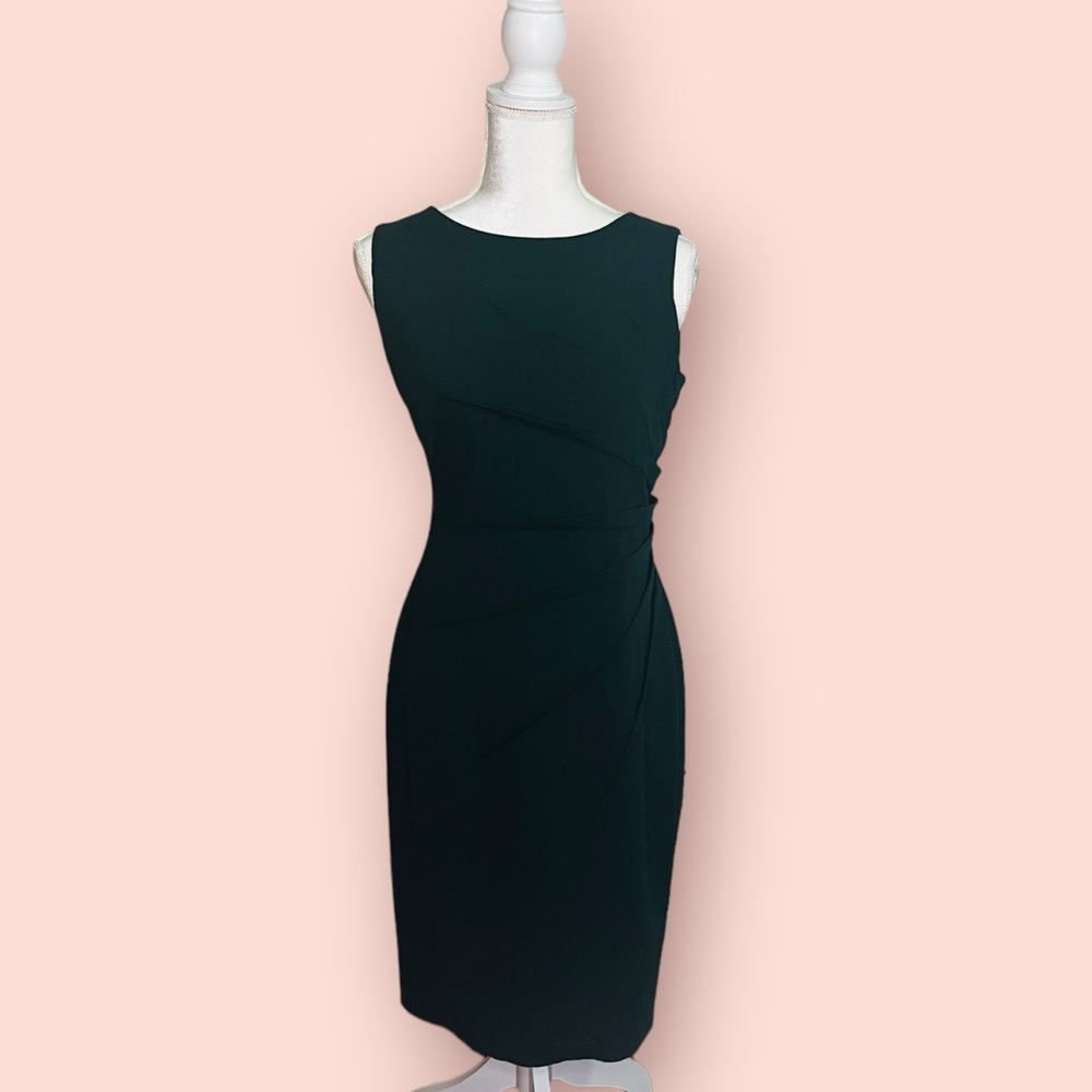 Classy Forest Green Calvin Klein Dress